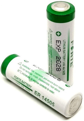 MICROUSB Compatible Forte ER-14505 3.6 Volt Lithium   Battery(Pack of 2)