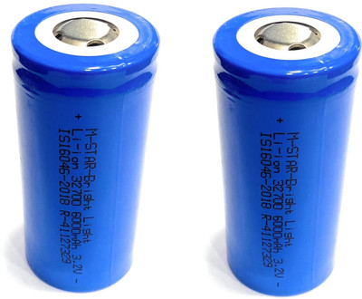 DHRUV-PRO 32700 Lithium  LFP Cell 3.2V 6000mAh suitable for EV battery  Battery(Pack of 2)