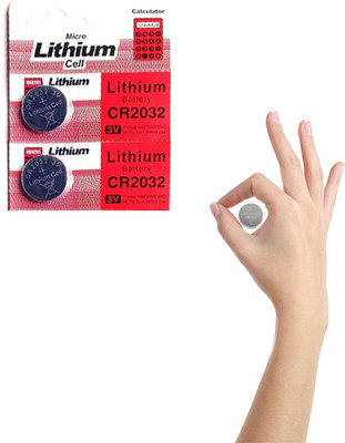 Wanzhow Pack of 2 CR2032 3V Lithium Coin  cell  Battery(Pack of 2)