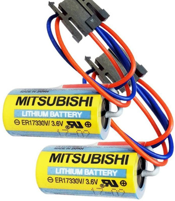 MICROUSB Mitsubishi ER17330V/3.6V 1700mAh PLC Lithium   Battery(Pack of 2)