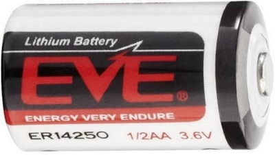 MICROUSB EVE ER14250 3.6V 1/2 AA   Battery