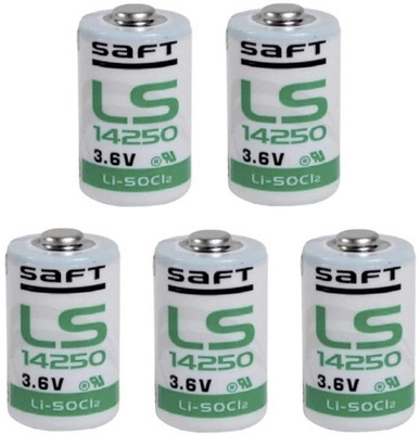 MICROUSB Saft Lithium  LS14250 1/2 AA  Battery(Pack of 5)