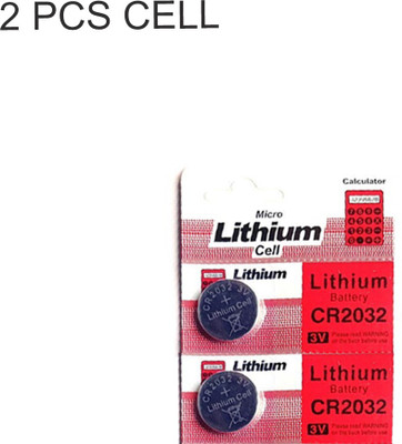 Wanzhow Micro Lithium cell CR 2032 3V battery  (Pack of 2)  Battery(Pack of 2)