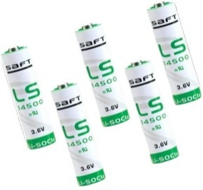 MICROUSB Saft LS14500 2600mAh 3.6V Lithium   Battery(Pack of 5)
