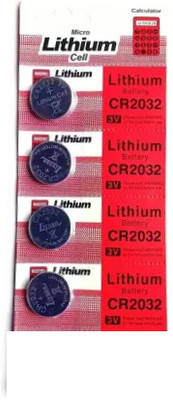 TAAPSEE LITHIUM CR2032 3V COIN CELL FOR COMPLUTER MOTHEBOARD, CALCULATOR,REMOTE CONTROL  Battery(Pack of 4)
