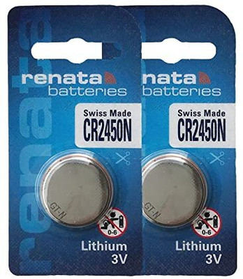 Renata CR2450N Lithium 3v   Battery(Pack of 2)