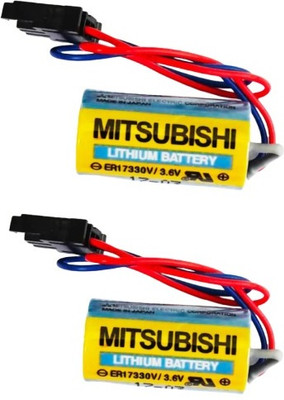 MICROUSB Mitsubishi ER17330V/3.6V 1700mAh PLC   Battery(Pack of 2)