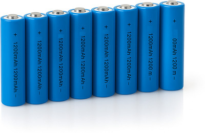 Sagaft A11 Li-ion Rechargeable  3.7V 1200mAh – Long Life Power Cell  Battery(Pack of 8)