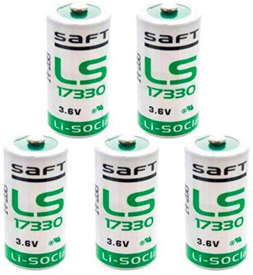 MICROUSB Saft LS17330 Lithium 3.6V   Battery(Pack of 5)