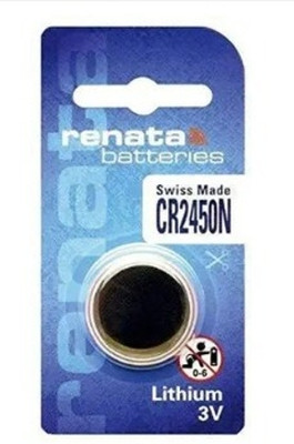 Renata CR2450N Lithium 3V   Battery