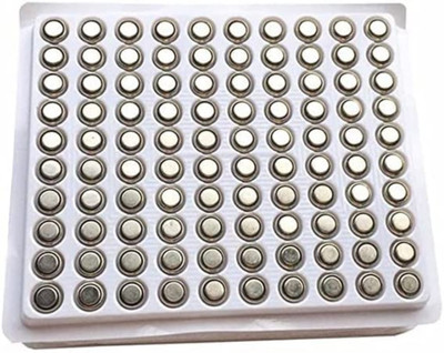 Flysmart Alkaline Button Coin Cell Electronics Solutions LR41   Battery(Pack of 100)