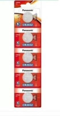 Panasonic CR2032 CAR KEY ORIGINAL  (Pack of 5)  Battery(Pack of 5)