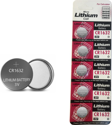 Wanzhow CR1632 3v Lithium Coin  Provide Long Lasting Power in Variety of Devices  Battery(Pack of 5)