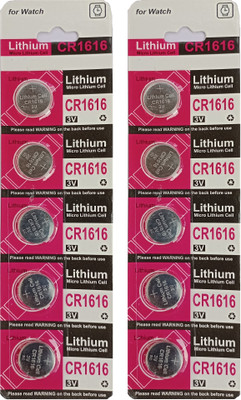 APNA KANHA Lithium Cell CR1616  Suitable for car key, Remotes, Toys etc.  Battery(Pack of 10)