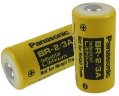 MICROUSB Panasonic BR-2/3A 3V Industrial Lithium   Battery(Pack of 2)