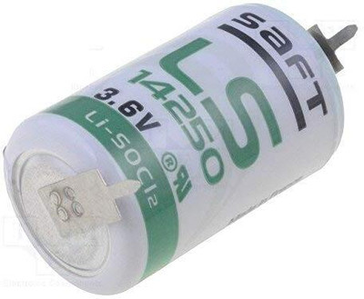 MICROUSB Saft  Lithium 3.6 V 1200 mAh 1/2 AA Button Connection with Connector  Battery