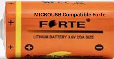 MICROUSB FORTE ER14335 1650Mah 3.6V 2/3A Lithium Size BATTERY  Battery