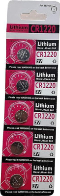 OG X NEXA WITH DEVICE CR1220 Lithium Coin Cell , 3V, Pack of 5, for Watches and Electronics  Battery(Pack of 5)
