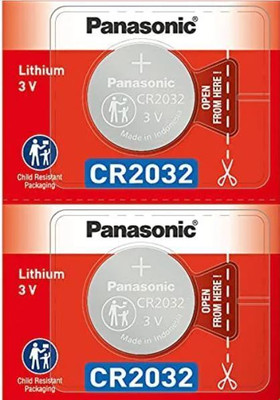 Panasonic CR2032 CAR KEY ORIGINAL  Battery(Pack of 2)