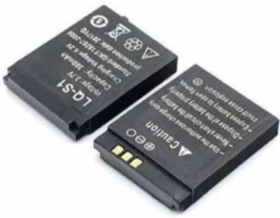 GUGGU ASH37-PO80_Smart watch battery for smart watch DZ09,QW09,W8,A1,V8,X6   Battery(Pack of 2)