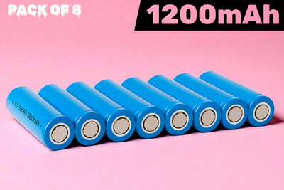 Shamsa A366 18686 3.7V Lithium Rechargeable  – Compact & Long Lasting  Battery(Pack of 8)