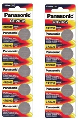 Panasonic CR2032  (Pack of 10)  Battery(Pack of 10)