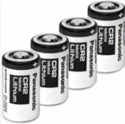 MICROUSB PANASONIC CR2 3V 850mAh Lithium   Battery(Pack of 4)