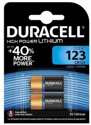 DURACELL CR123-Pack of 2  (Pack of 2)  Battery(Pack of 2)
