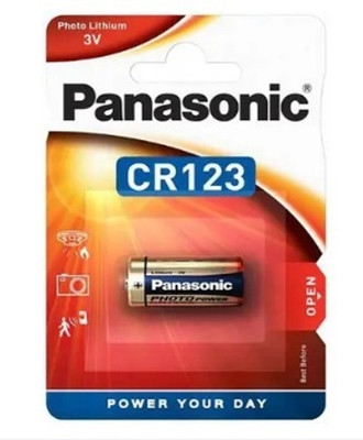 Panasonic CR123 Photo Lithium 3V   Battery
