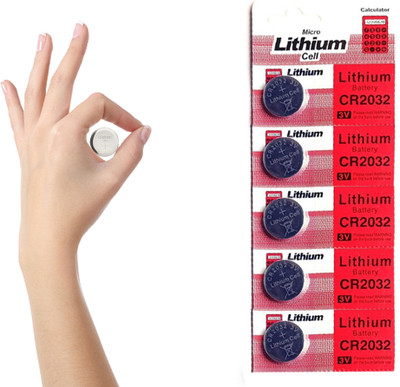 Wanzhow CR2032 3V Lithium Coin , Lithium Cell for Calculator, Camera, Motherboard  Battery(Pack of 5)
