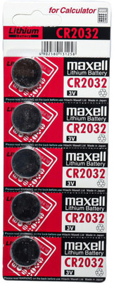 PP MAXELL LITHIUM CR2032 3v battery  Battery(Pack of 5)