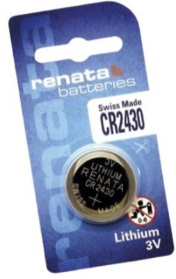 MICROUSB Renata CR2430 285mAh 3V Lithium Button Coin Cell   Battery