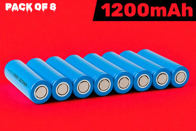 3BAAN A246 18674 3.7V Lithium Rechargeable  – Compact & Long Lasting  Battery(Pack of 8)
