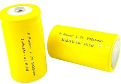 MICROUSB 5000mAh Size-D 1.2V Ni-Cd Cell Rechargeable with Button Top   Battery(Pack of 2)