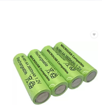 MICROUSB Ni-MH 1.2V 3800mAh AA Rechargeable   Battery(Pack of 4)