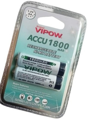 MICROUSB Vipow ACCU 1800mAh 1.2V NI-MH Rechargeable   Battery(Pack of 2)
