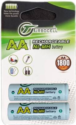 MICROUSB TURBOCELL AA 1800mAh 1.5v Rechargeable Ni-MH Battey  Battery(Pack of 2)