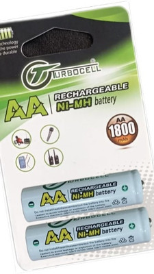 MICROUSB Turbocell AA 1.5V 1800mAh Rechargeable Ni-MH   Battery(Pack of 2)