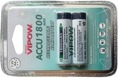 MICROUSB Vipow ACCU 1800mAh Rechargeable NI-MH   Battery(Pack of 2)