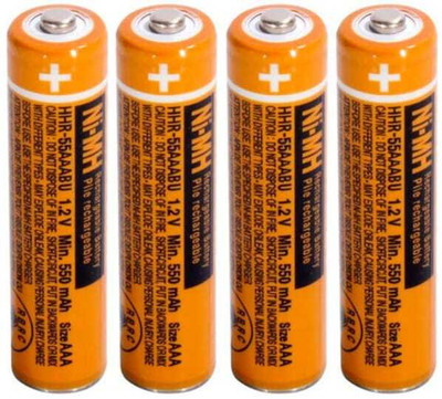 MICROUSB Panasonic AAA 550mah 1.2V NiMH Rechargeable   Battery(Pack of 4)