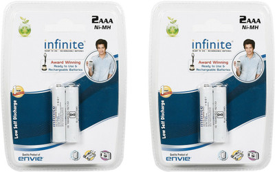 Envie AAA 800 mA Ready To Use (4 Pcs.)  Battery(Pack of 4)