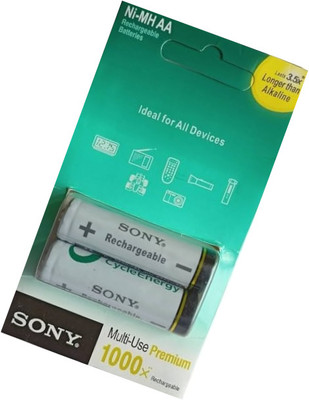 MICROUSB Sony AA 1.2V 2700mAh NiMH   Battery(Pack of 2)