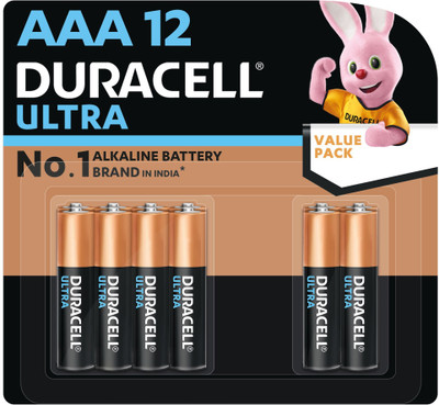 DURACELL Ultra Alkaline AAA   Battery(Pack of 12)