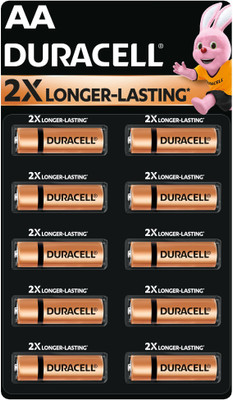 DURACELL Alkaline AA Battery(Pack of 10)