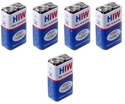 OSTRONE 9V Battey 6F22  Battery(Pack of 5)