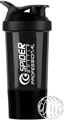 Manshi 500 ml Plastic Shaker(Pack of 1, Black)