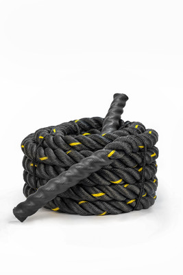 HI Tech Marine Hi Tech Professional Polyester Battle Rope for Gym & Home Battle Rope(Length: 40 ft, Weight: 9 kg, Thickness: 1.5 inch)