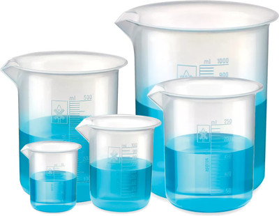 Bello 1000 ml Measuring Beaker(Pack of 5)