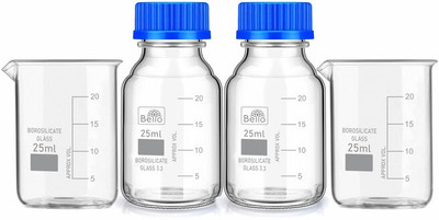 Bello 100 ml Flat Beaker(Pack of 4)