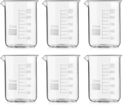 SBT 250 ml Measuring Beaker(Pack of 6)